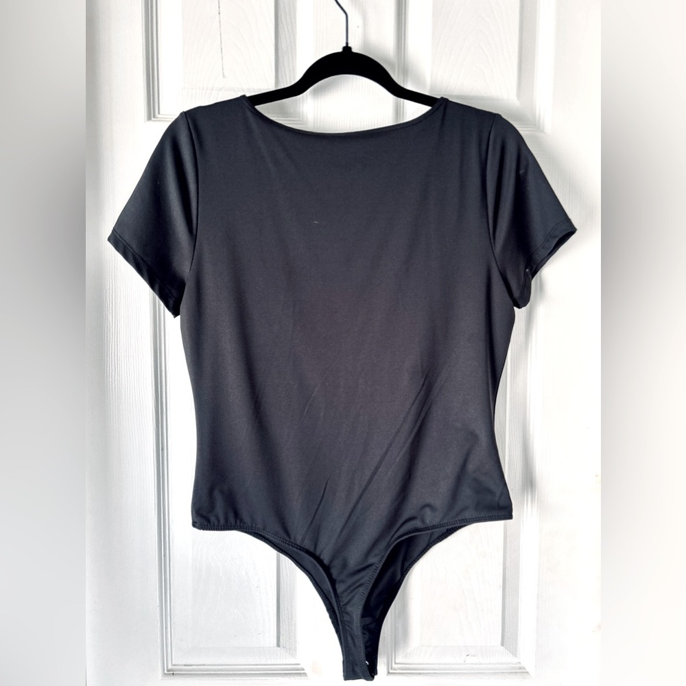 SO Square Notch Neck Bodysuit - Picture 2 of 4
